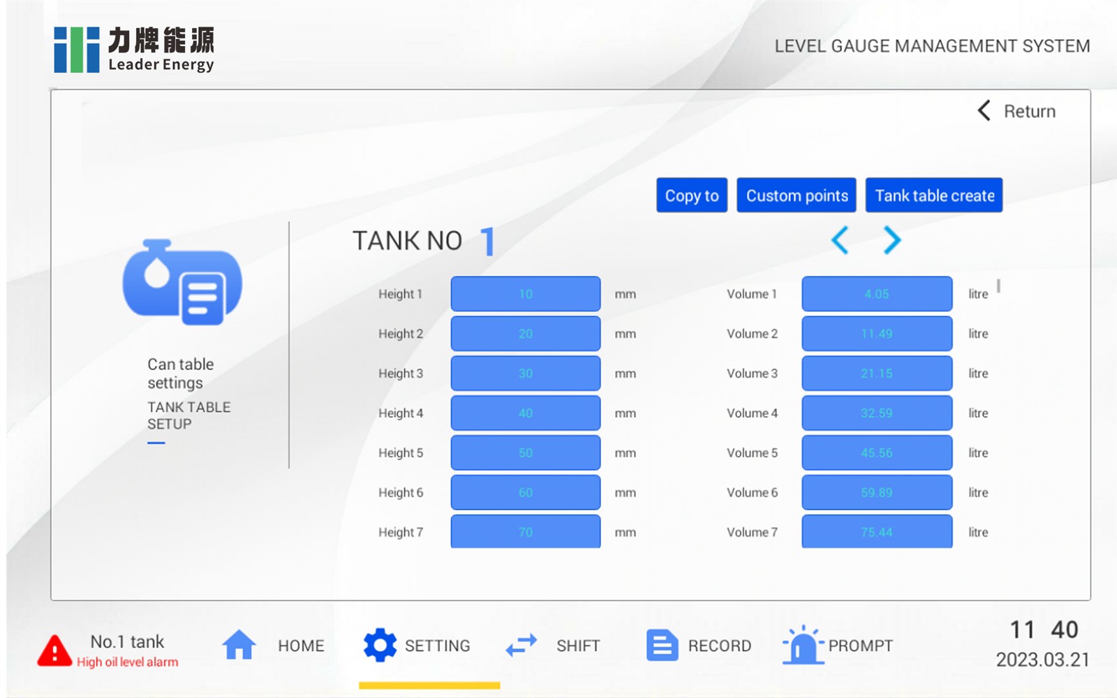 automatic tank gauge system 7